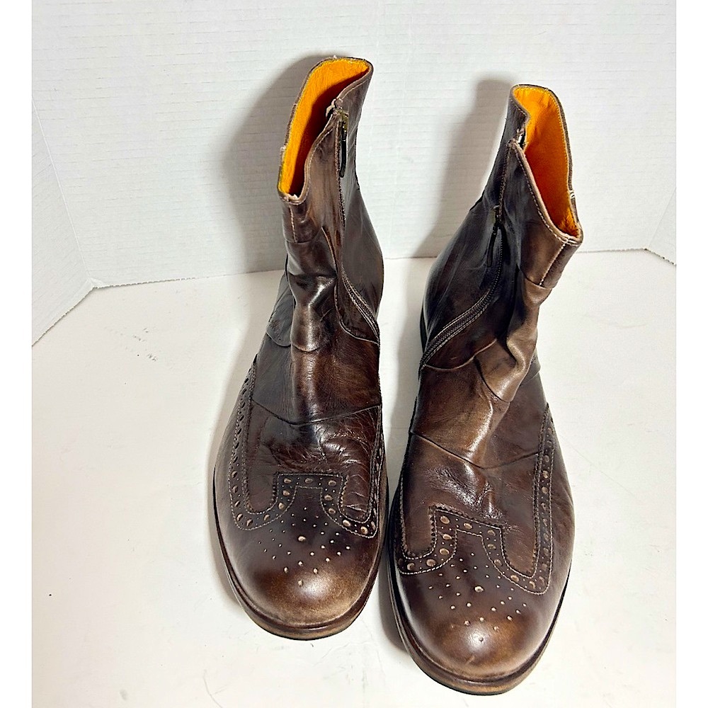 New Men’s Handmade Italy We Are The Original Booties Western Ankle Boots Size 43